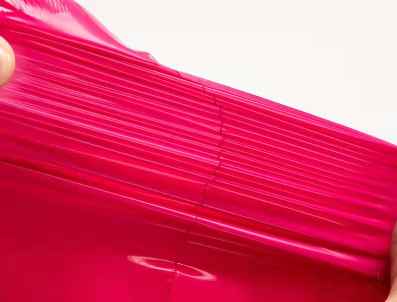 栖霞玫红色快递袋-05